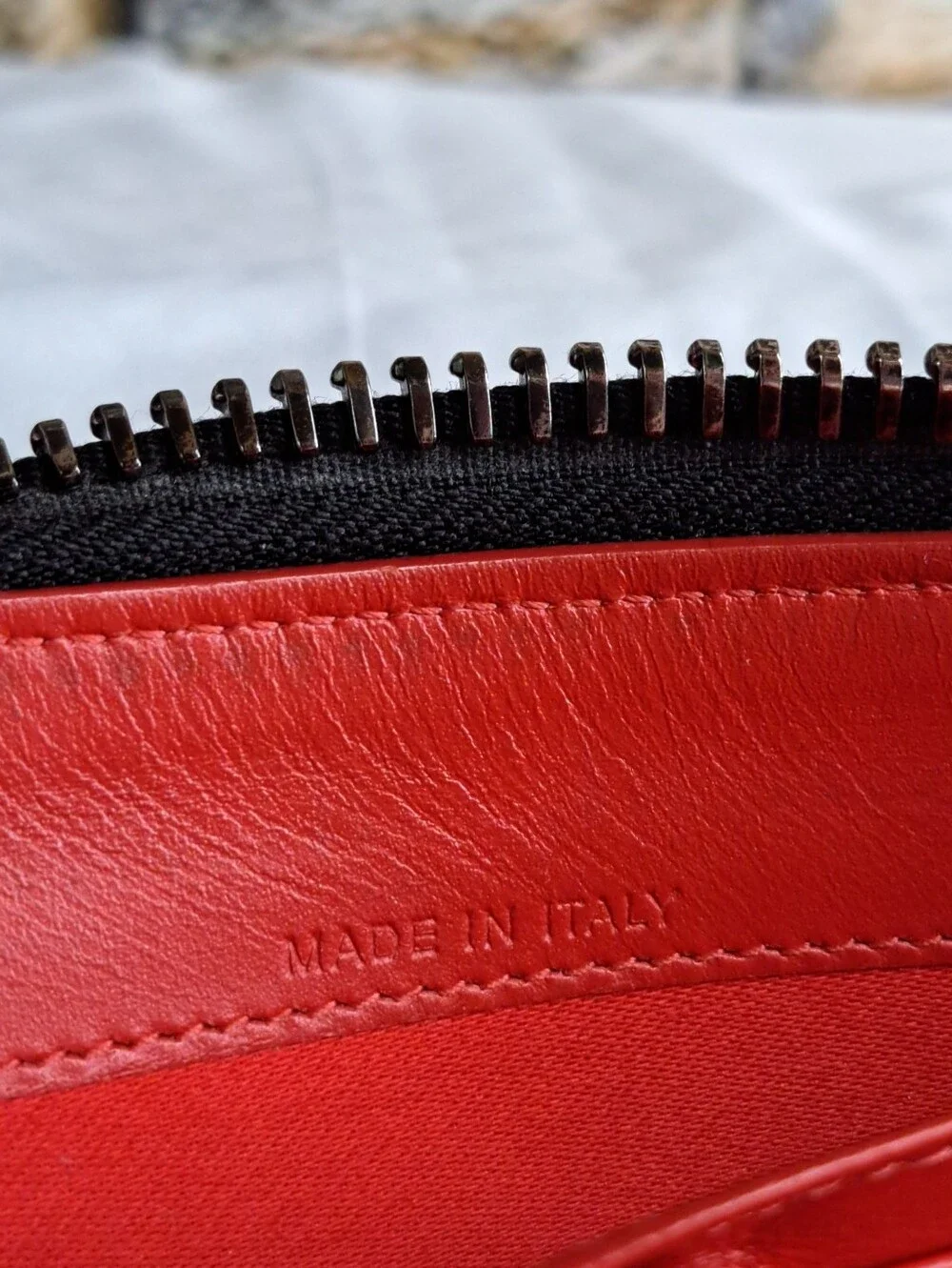 Christian Louboutin 'PANETTONE'  Studded Zip-Around Wallet